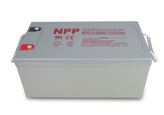NPP耐普NPG12-250 12V250Ah胶体蓄电池，正品保证。全国联保三年，全国范围可免费上门安装调试。